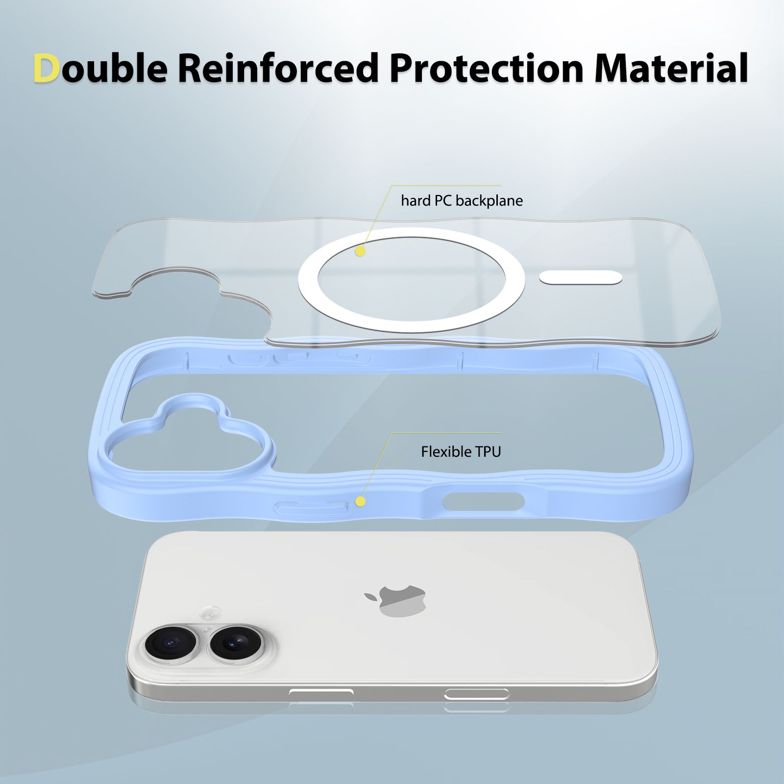 Ripple Clear Magsafe Case — 25