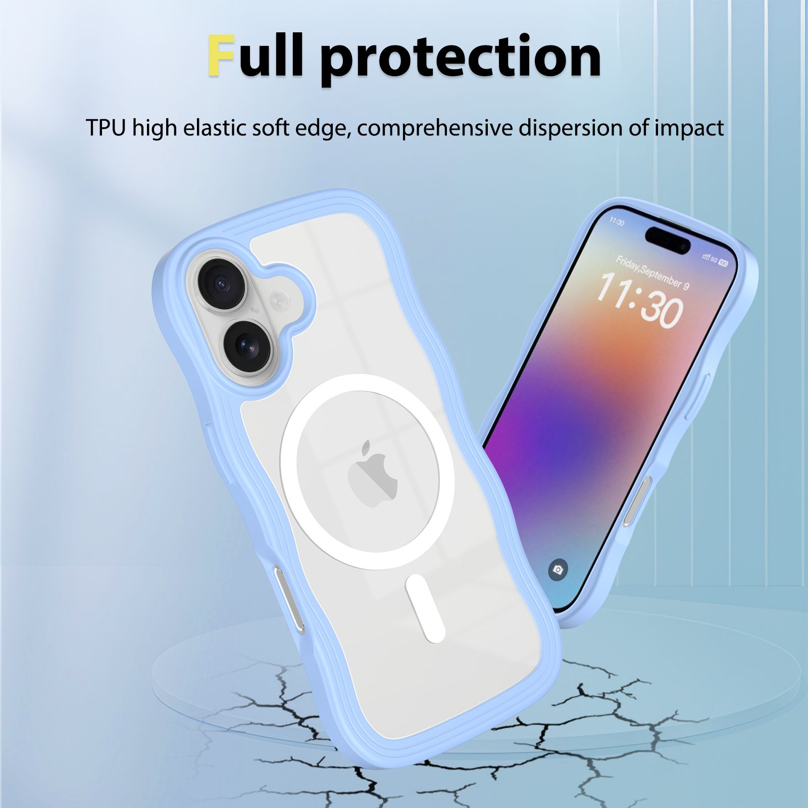Ripple Clear Magsafe Case — 26