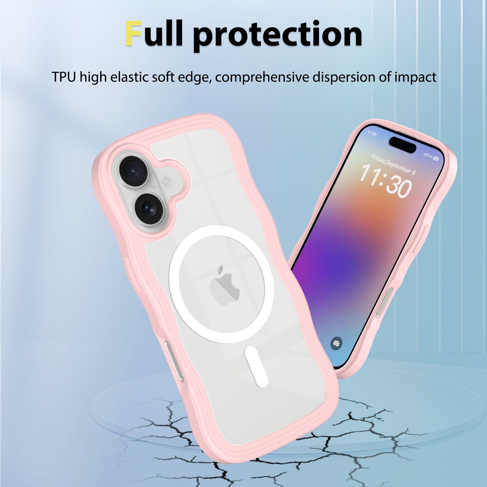 Ripple Clear Magsafe Case — 32