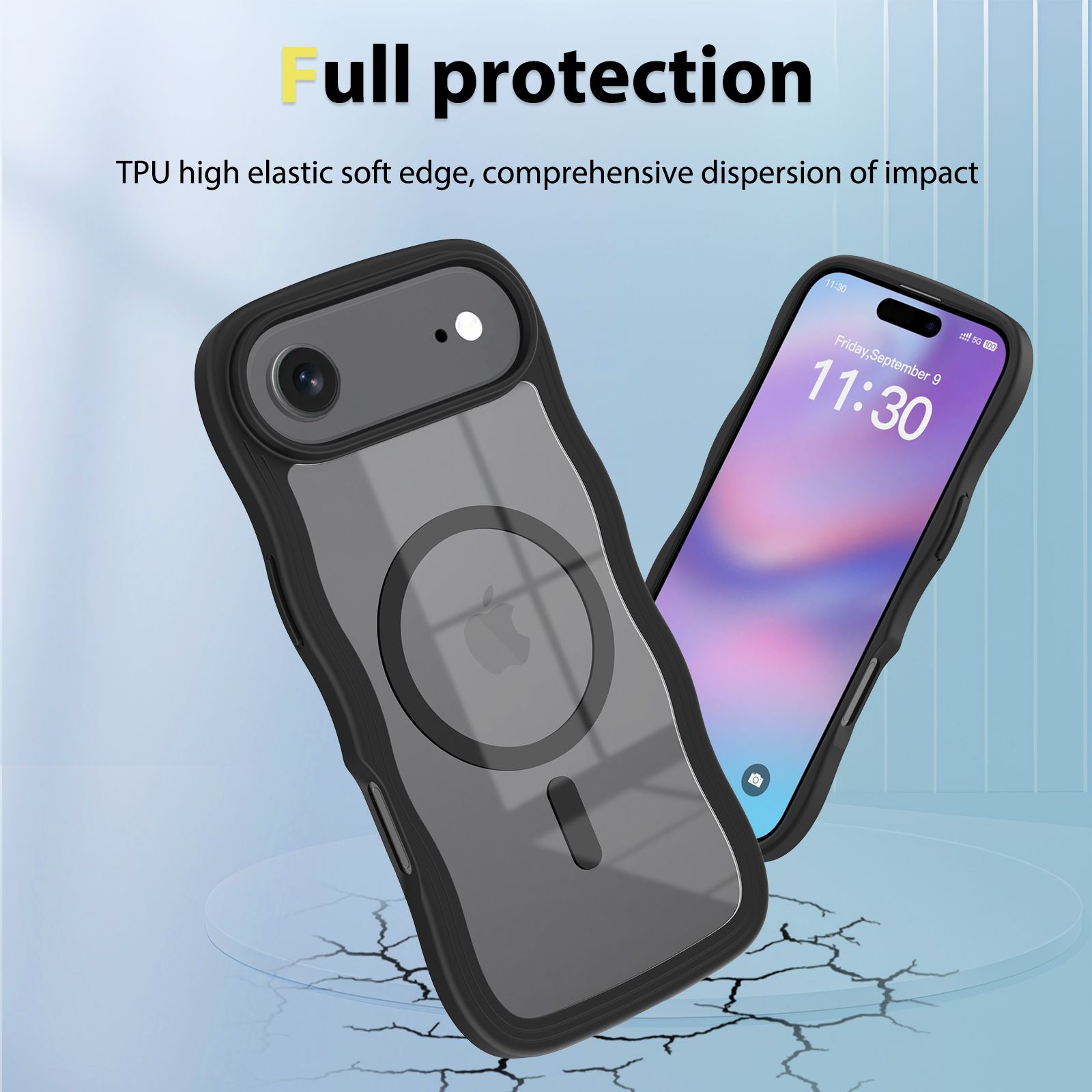 Ripple Clear Magsafe Case — 38