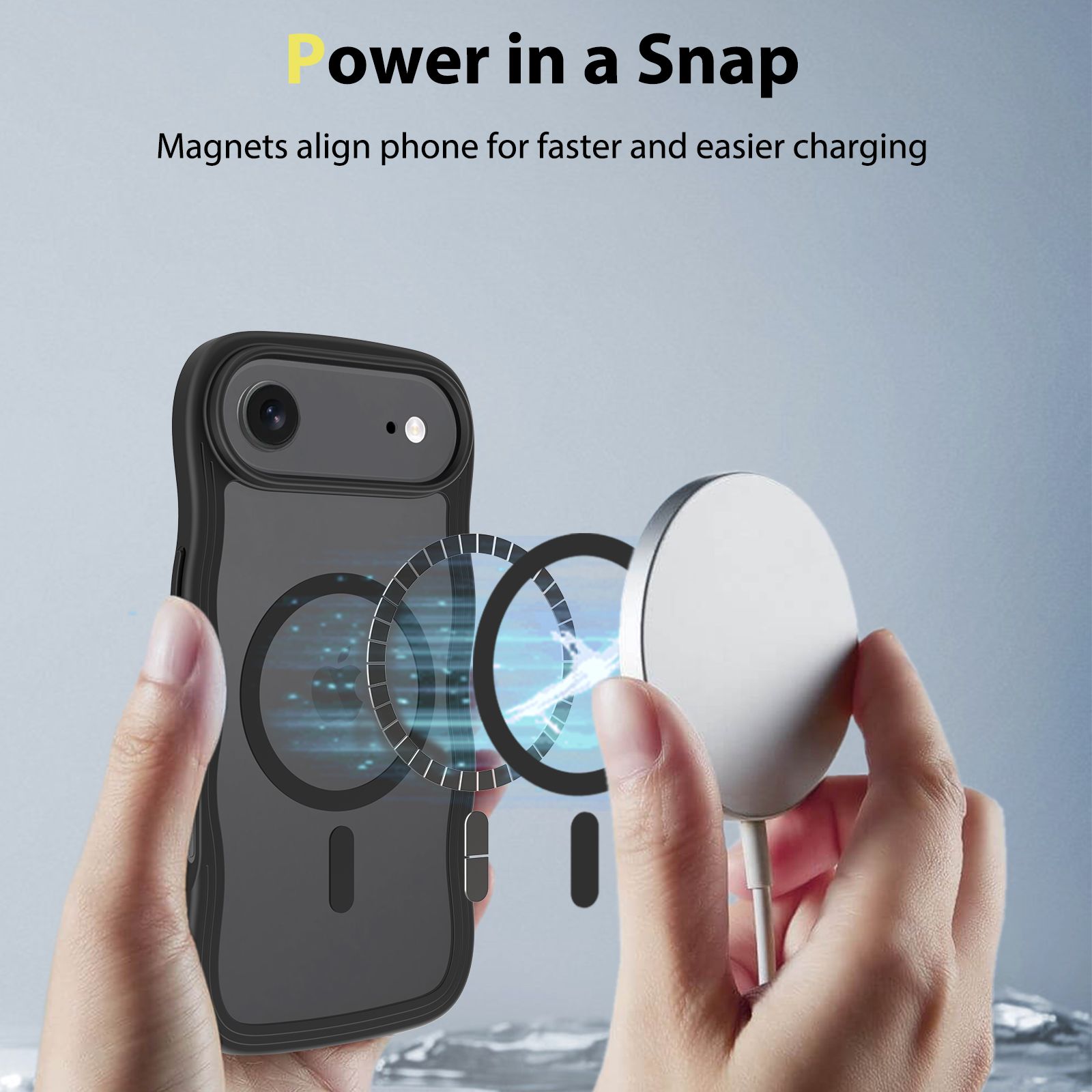 Ripple Clear Magsafe Case — 39