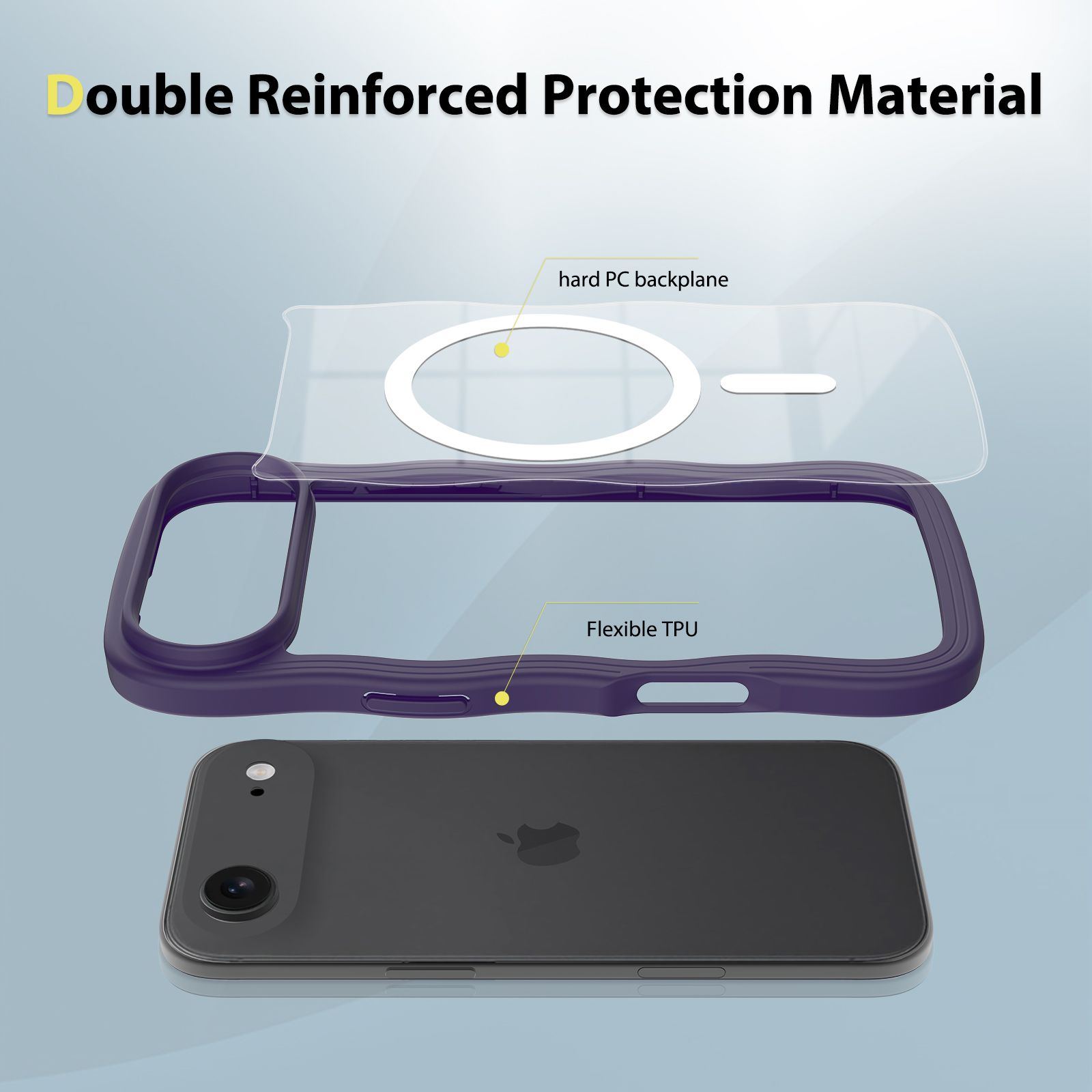 Ripple Clear Magsafe Case — 45
