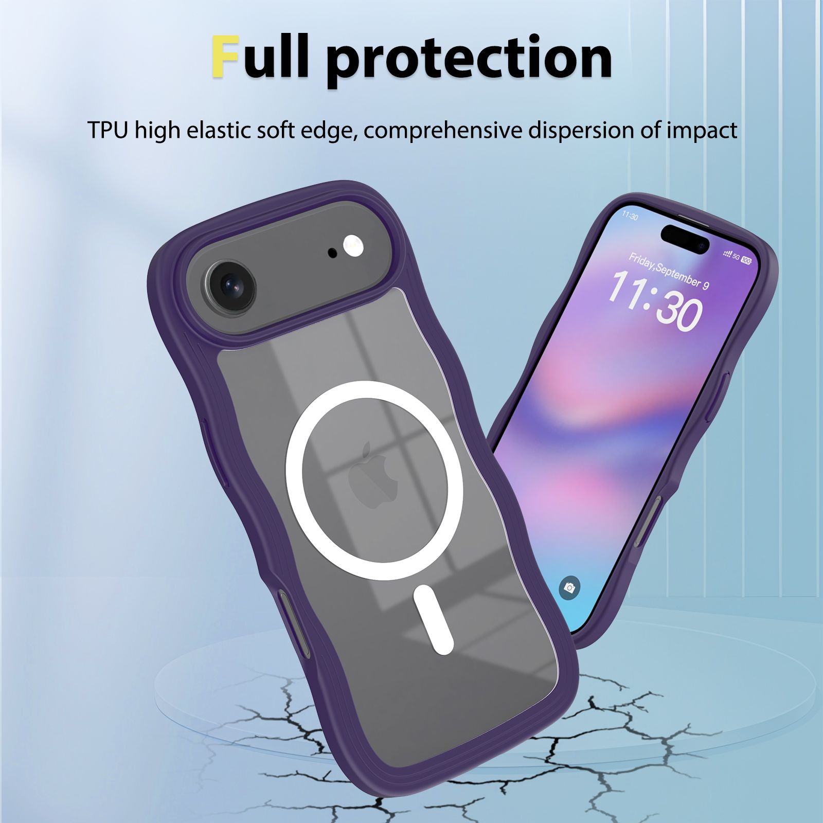 Ripple Clear Magsafe Case — 46