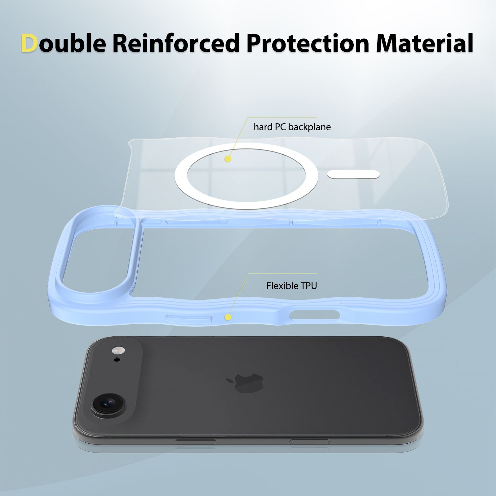 Ripple Clear Magsafe Case — 57