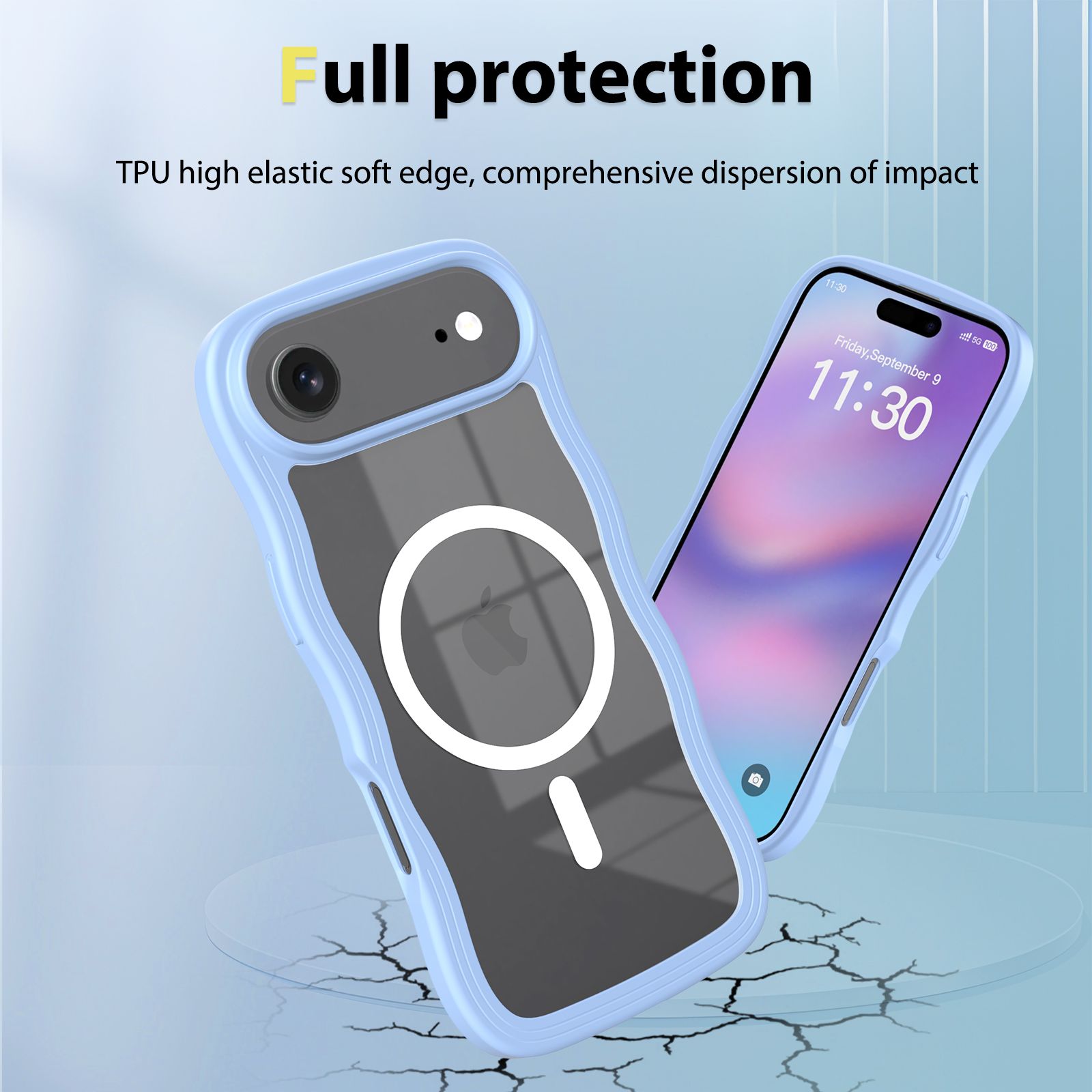 Ripple Clear Magsafe Case — 58