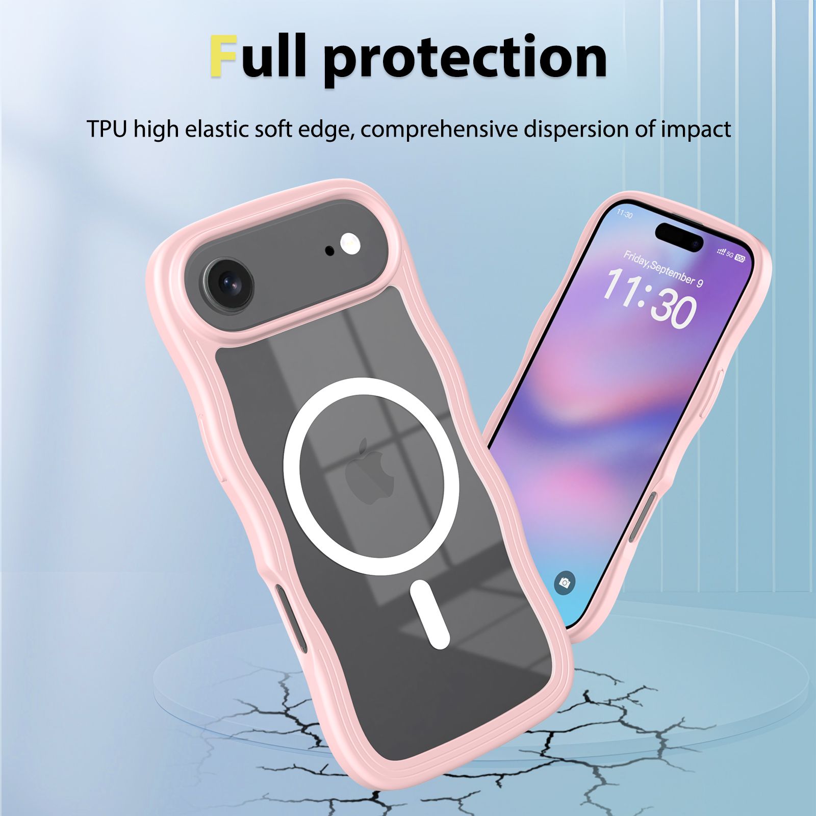 Ripple Clear Magsafe Case — 64