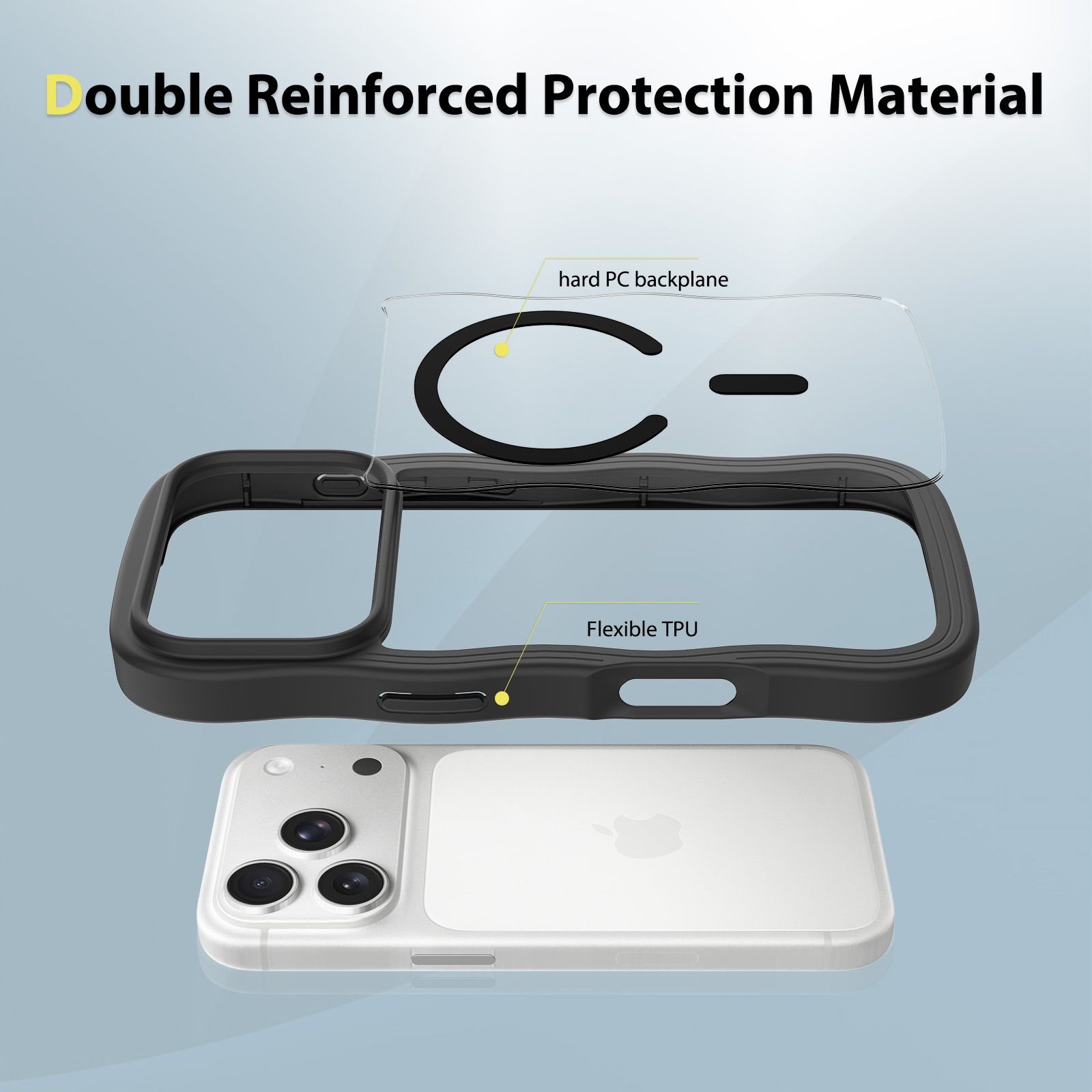 Ripple Clear Magsafe Case — 69