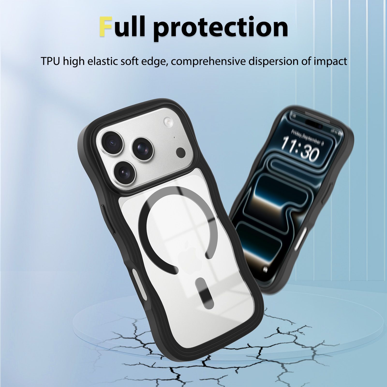 Ripple Clear Magsafe Case — 70