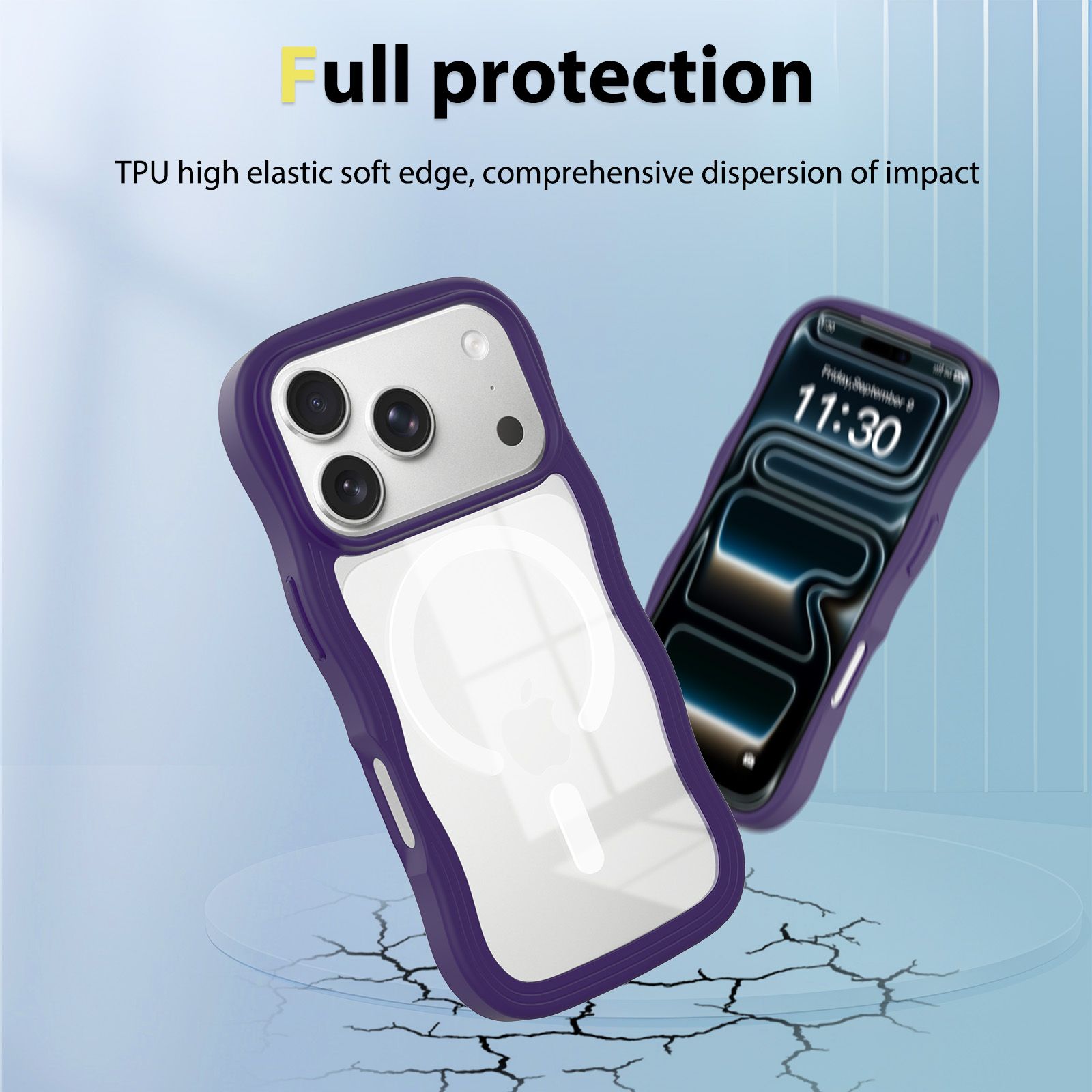 Ripple Clear Magsafe Case — 78