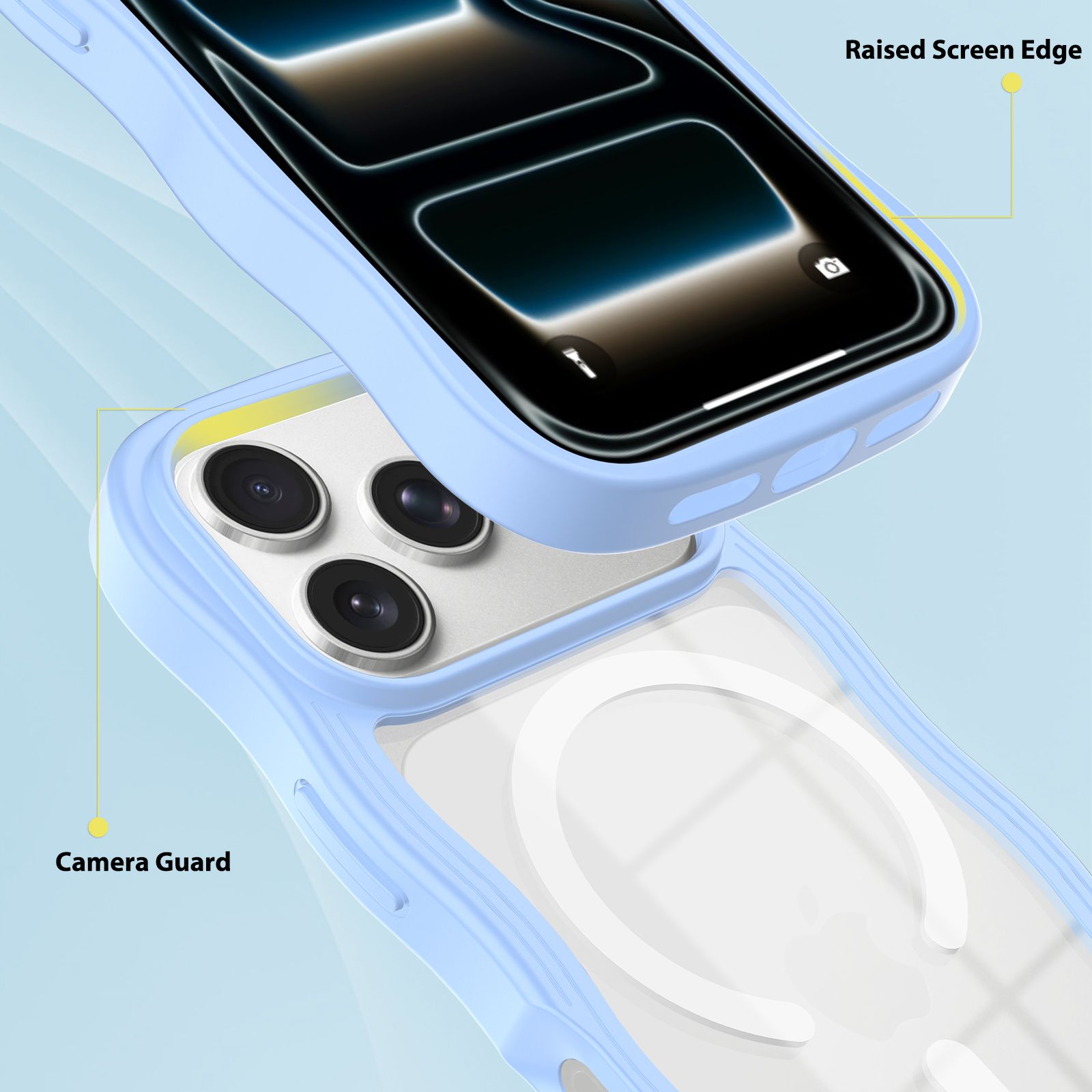 Ripple Clear Magsafe Case — 88