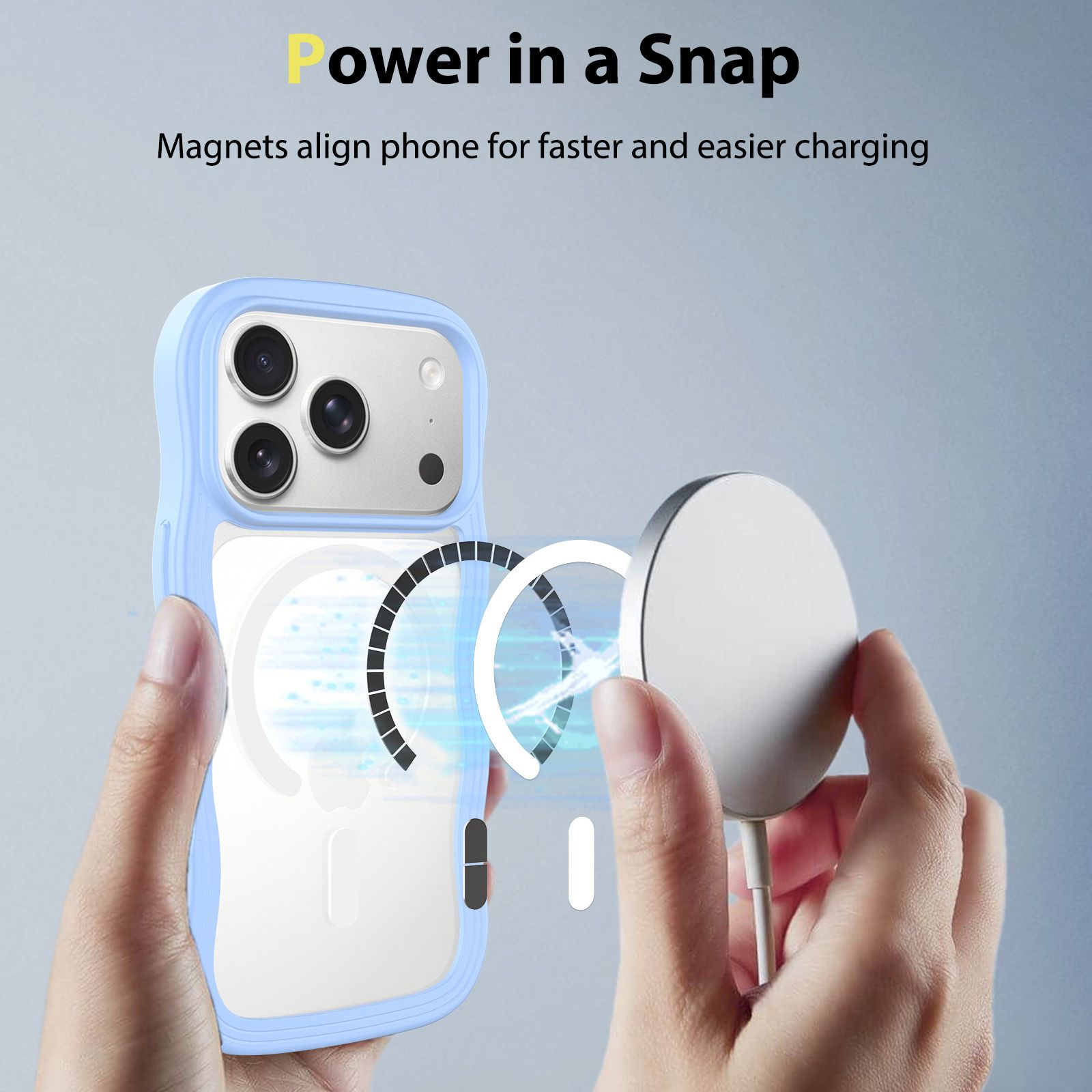 Ripple Clear Magsafe Case — 91