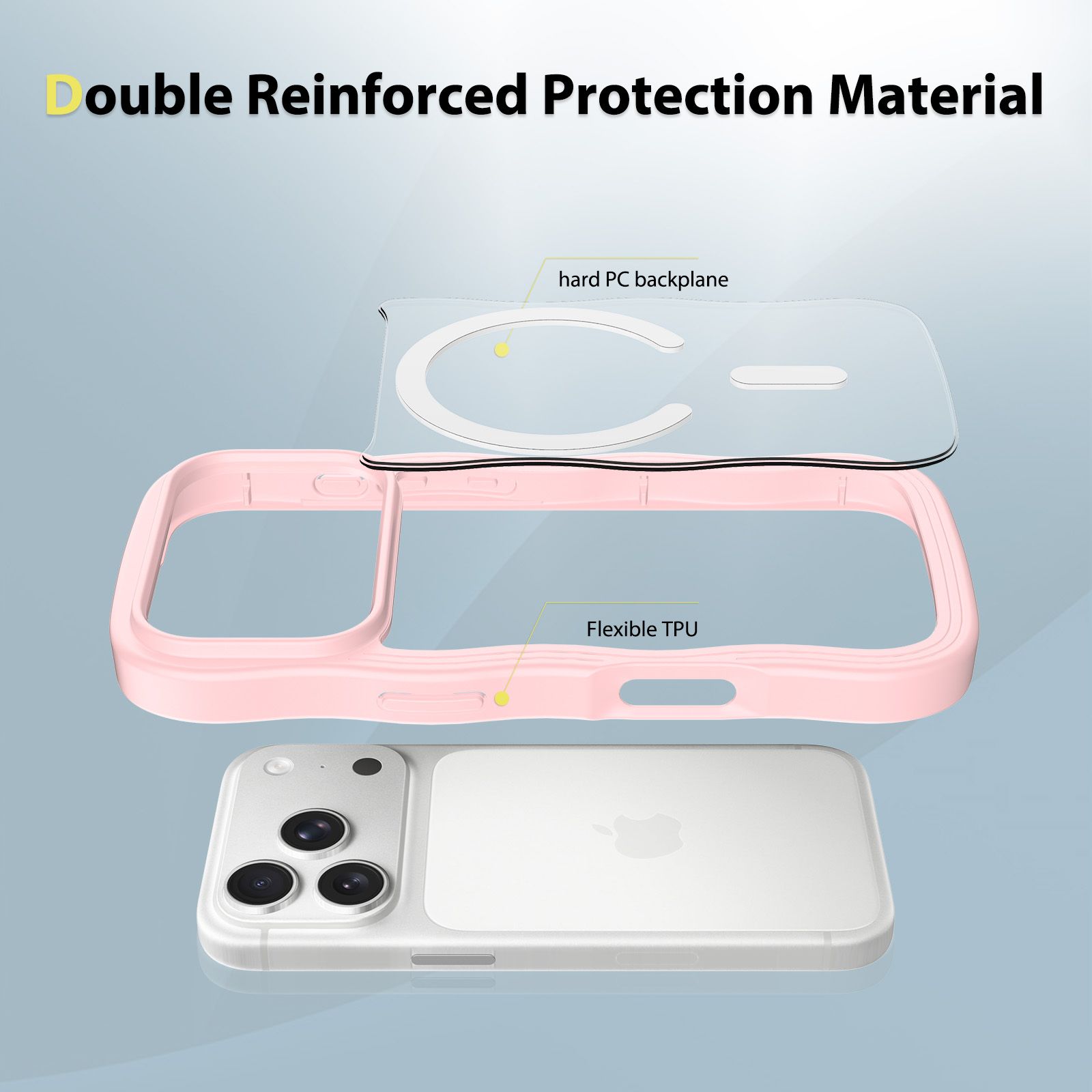 Ripple Clear Magsafe Case — 95