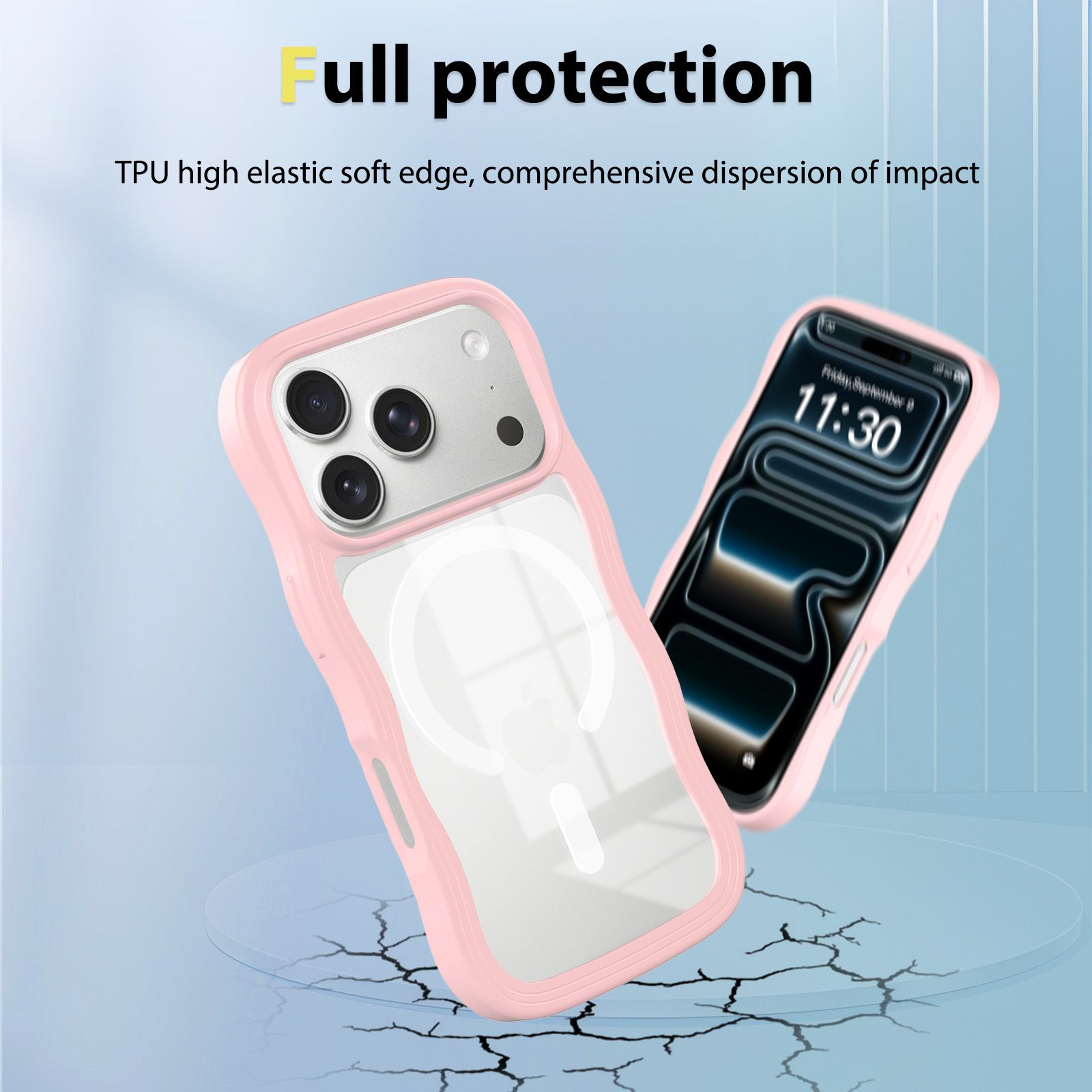 Ripple Clear Magsafe Case — 96