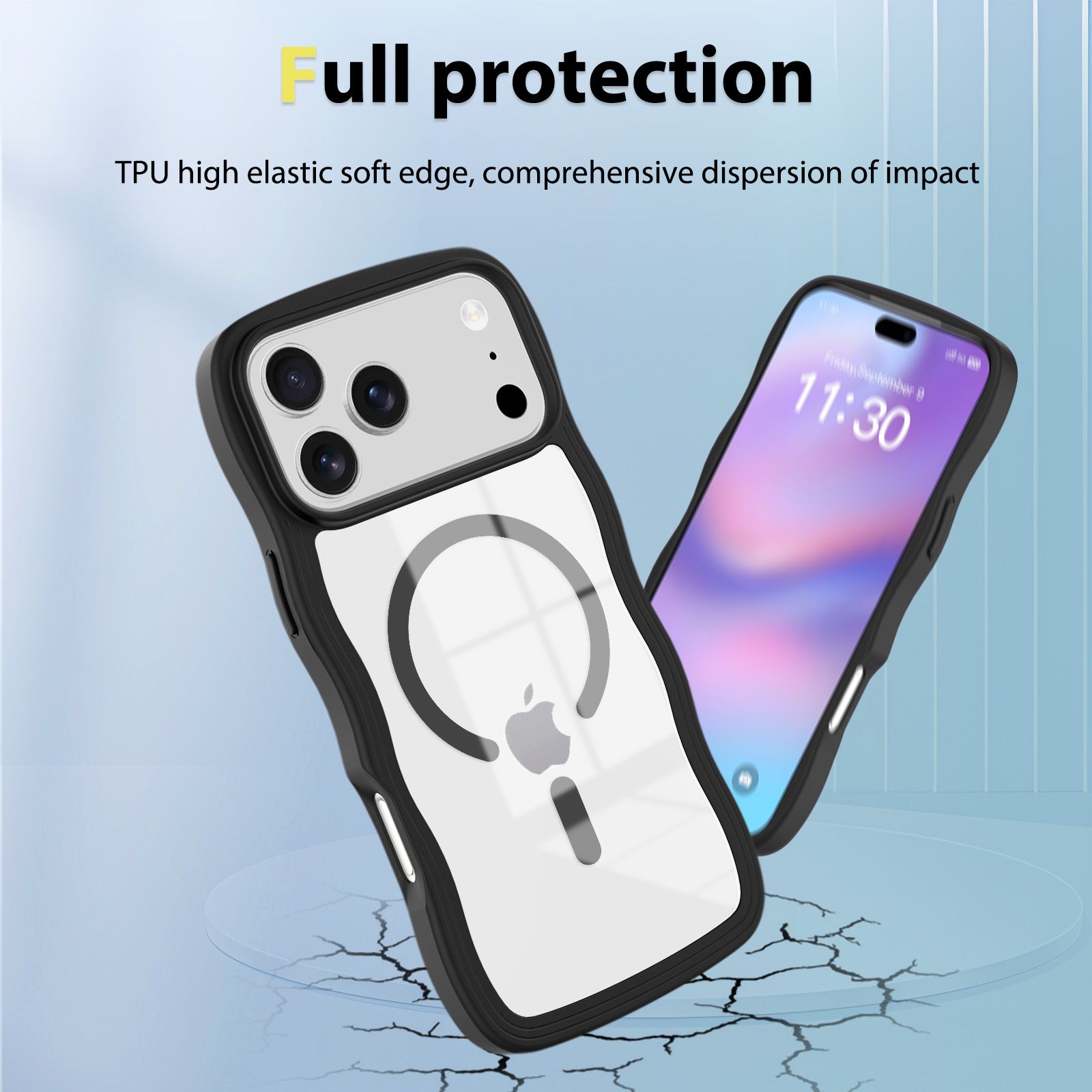 Ripple Clear Magsafe Case — 102