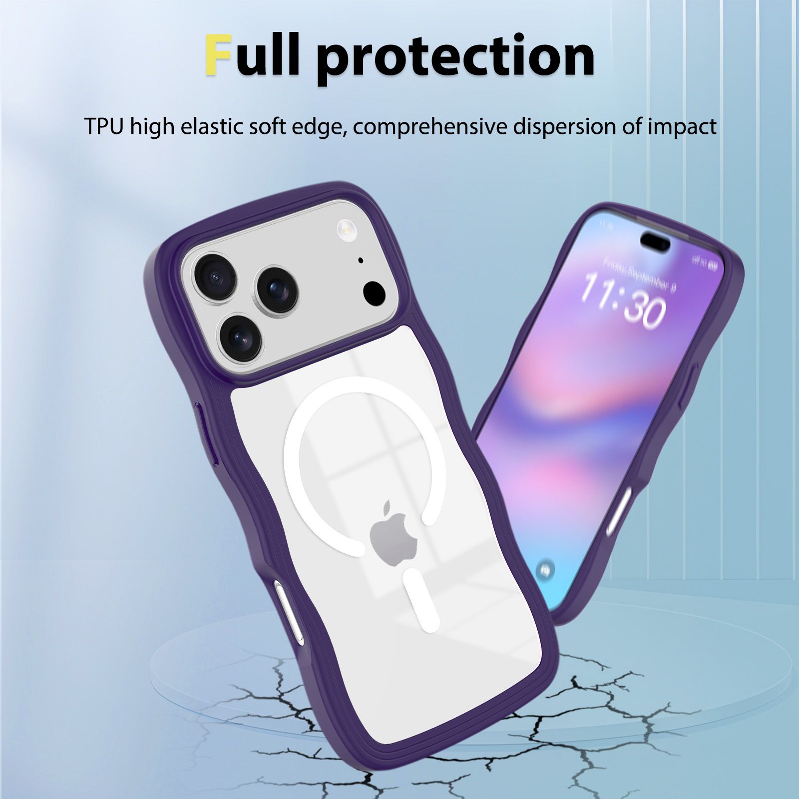 Ripple Clear Magsafe Case — 108