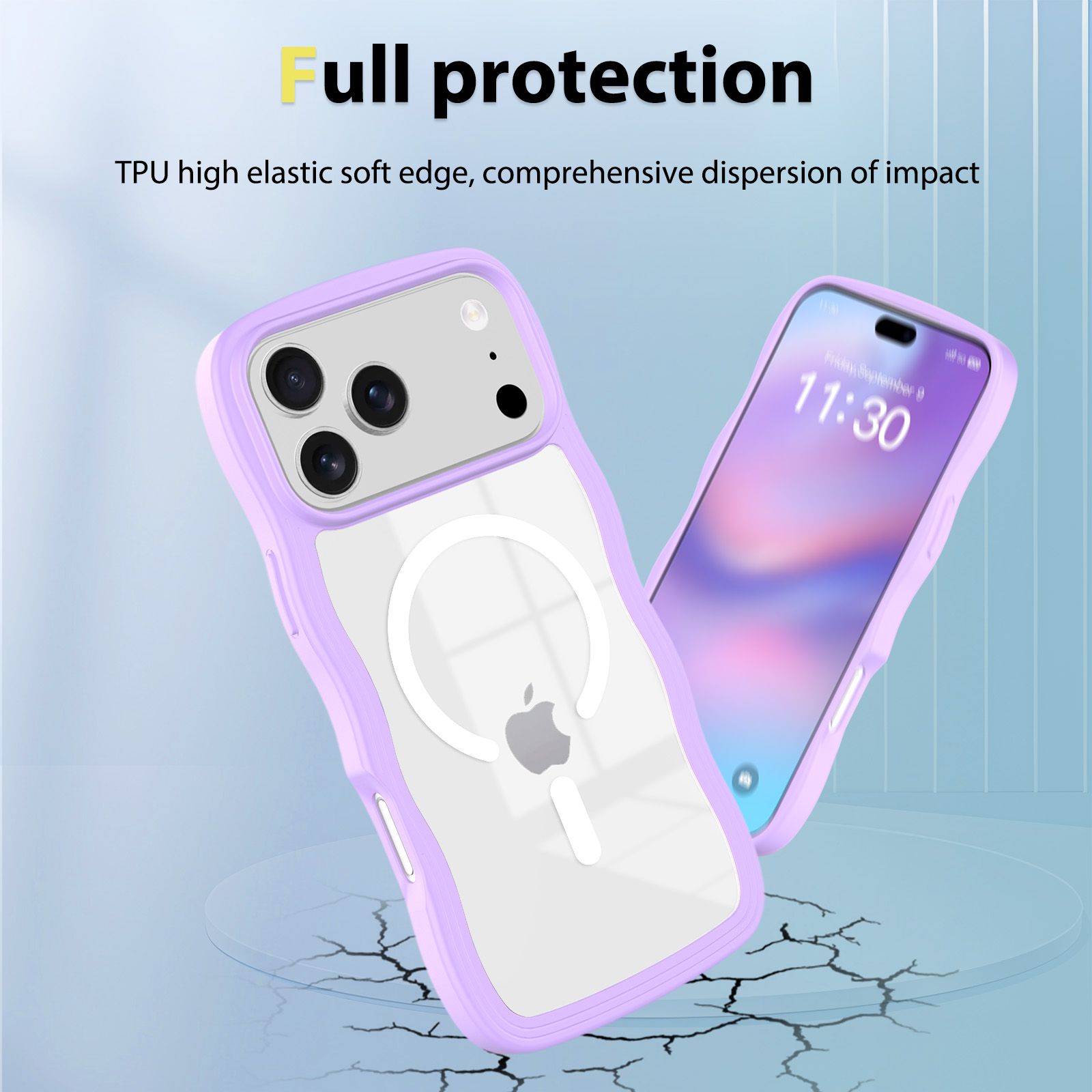 Ripple Clear Magsafe Case — 114