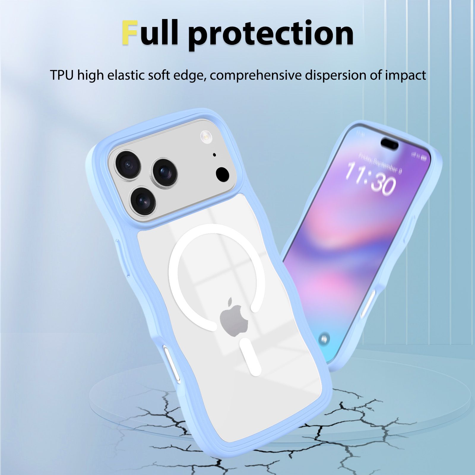 Ripple Clear Magsafe Case — 120