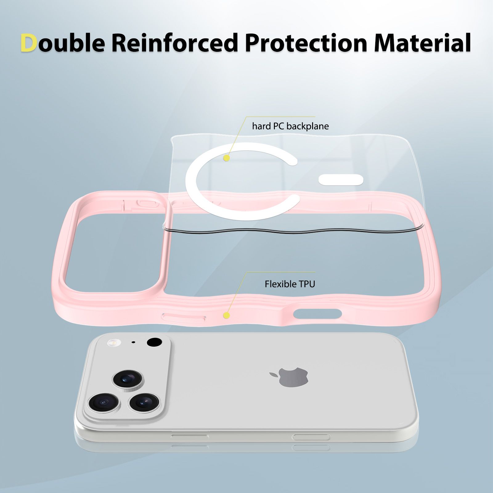 Ripple Clear Magsafe Case — 125