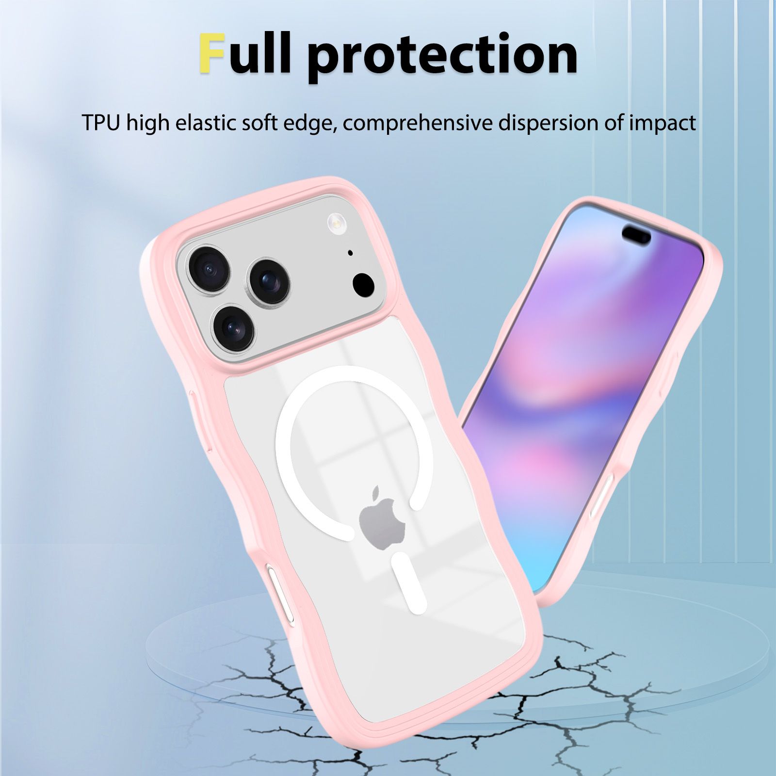Ripple Clear Magsafe Case — 126