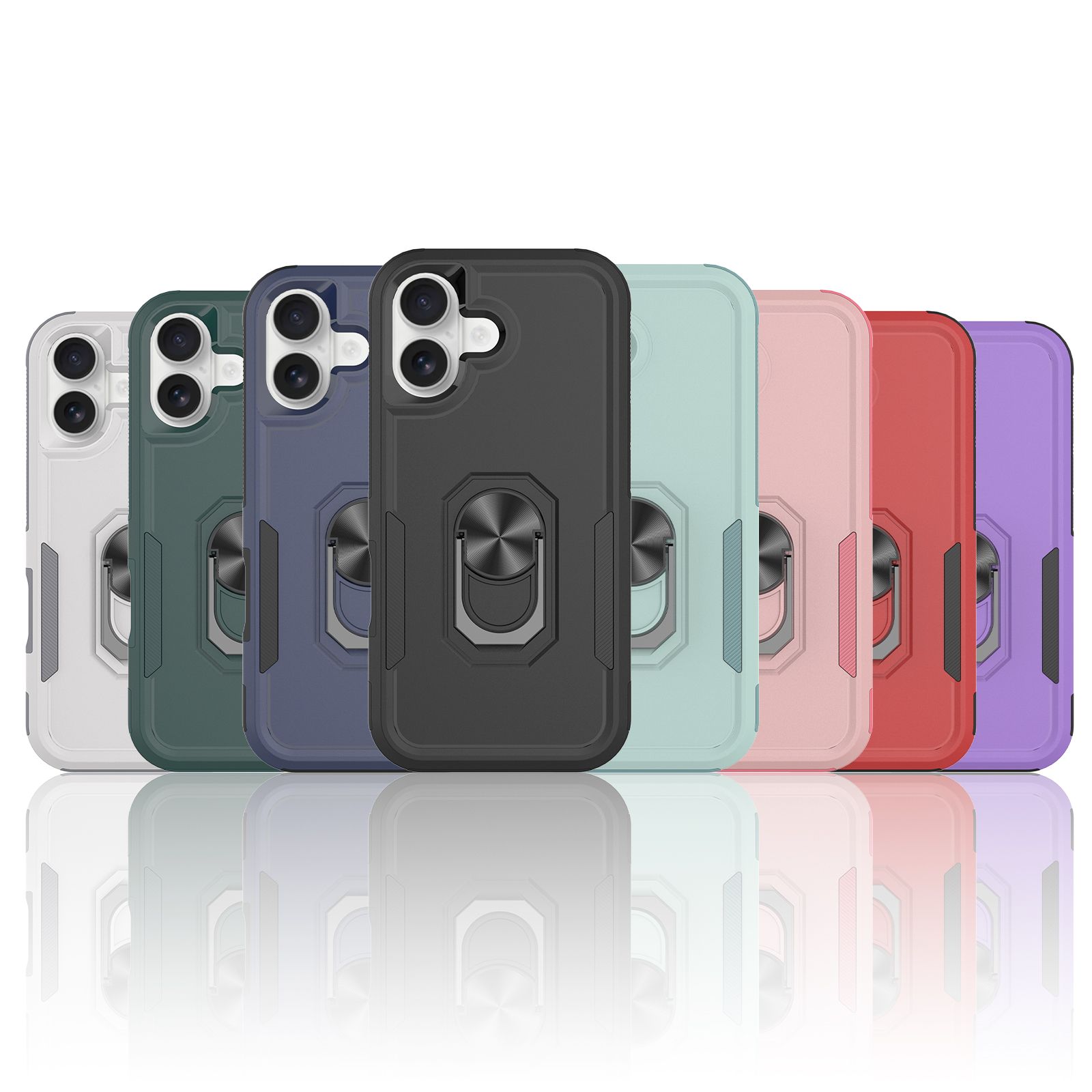 Apex Grip Dual Layer Rugged Case with Ring Kickstand — 8