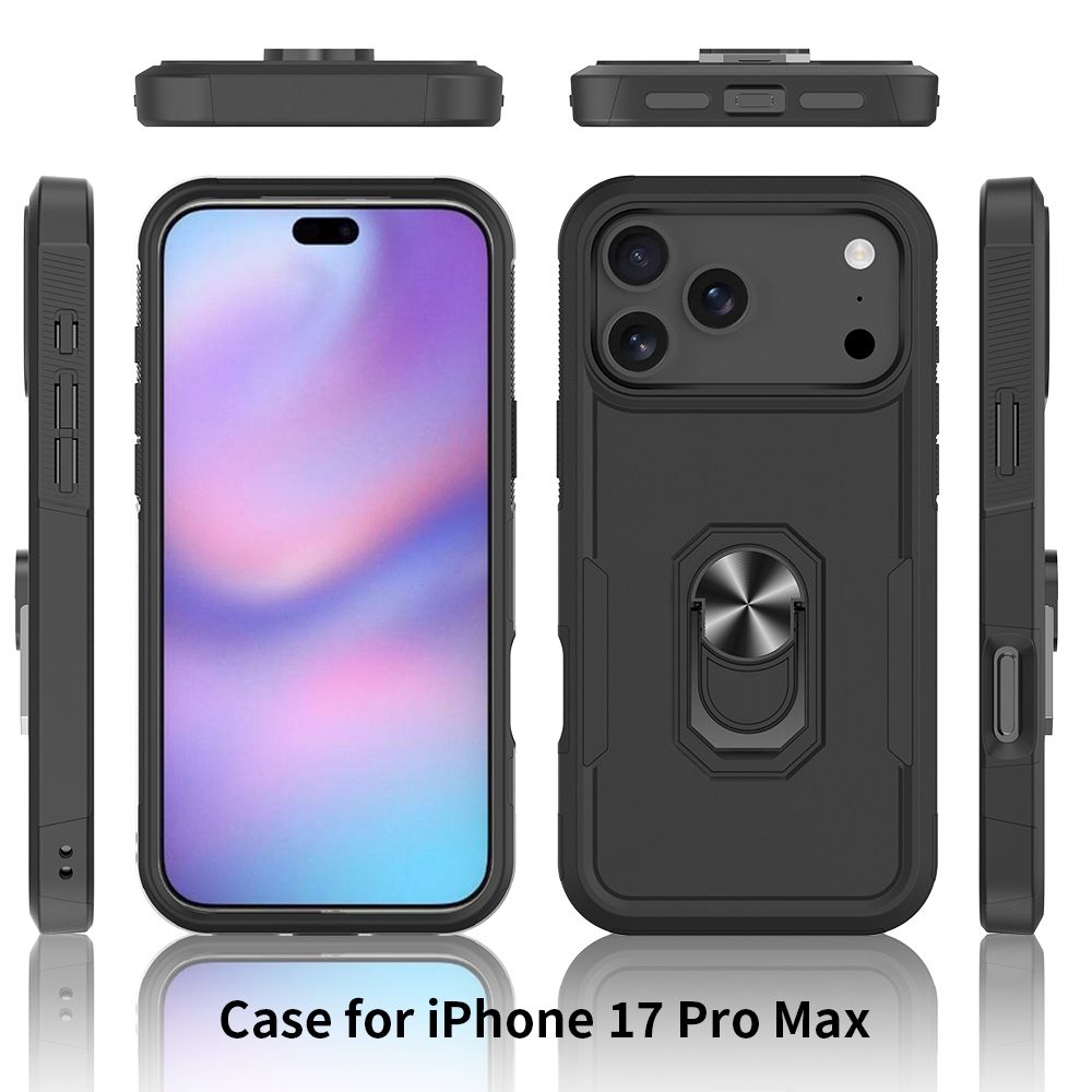 Apex Grip Dual Layer Rugged Case with Ring Kickstand