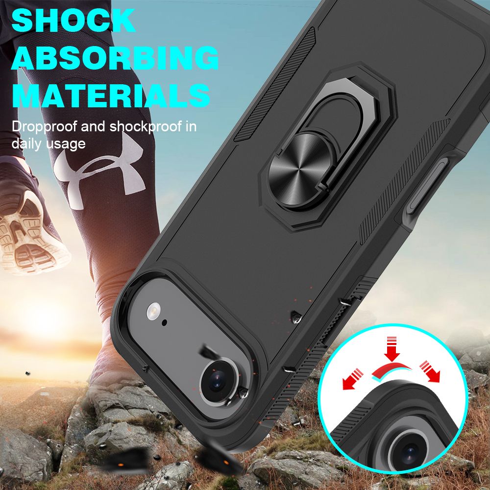 Apex Grip Dual Layer Rugged Case with Ring Kickstand — 48