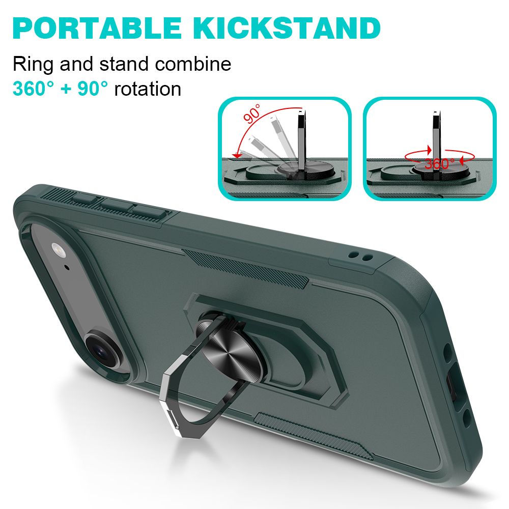 Apex Grip Dual Layer Rugged Case with Ring Kickstand — 73