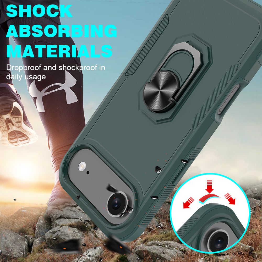 Apex Grip Dual Layer Rugged Case with Ring Kickstand — 75