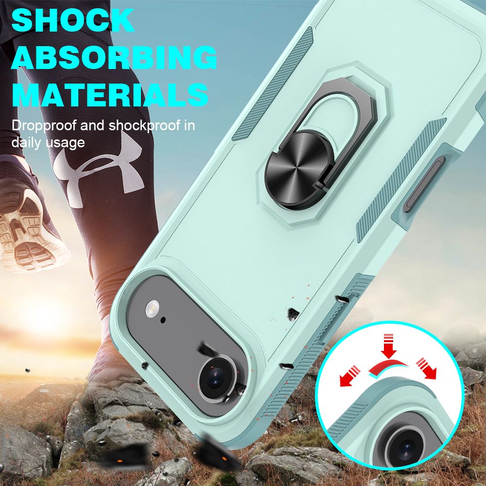 Apex Grip Dual Layer Rugged Case with Ring Kickstand — 80