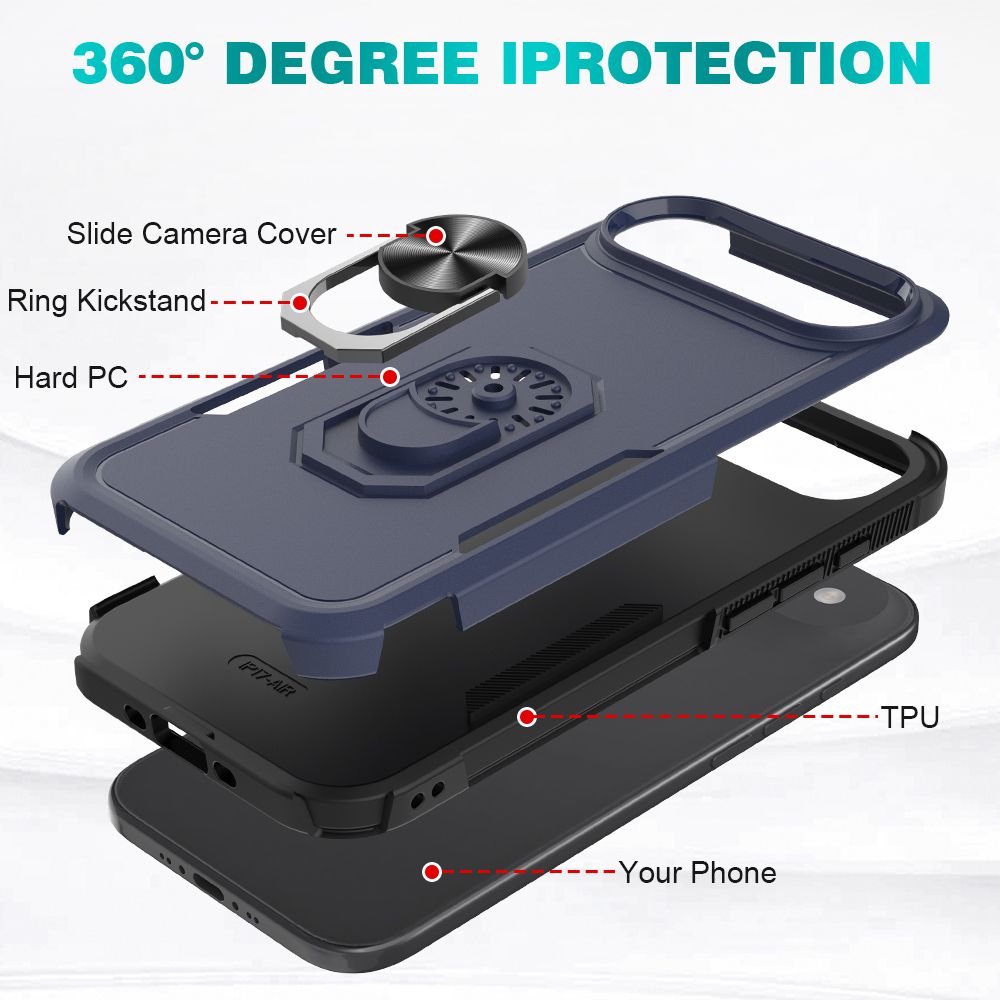 Apex Grip Dual Layer Rugged Case with Ring Kickstand — 57