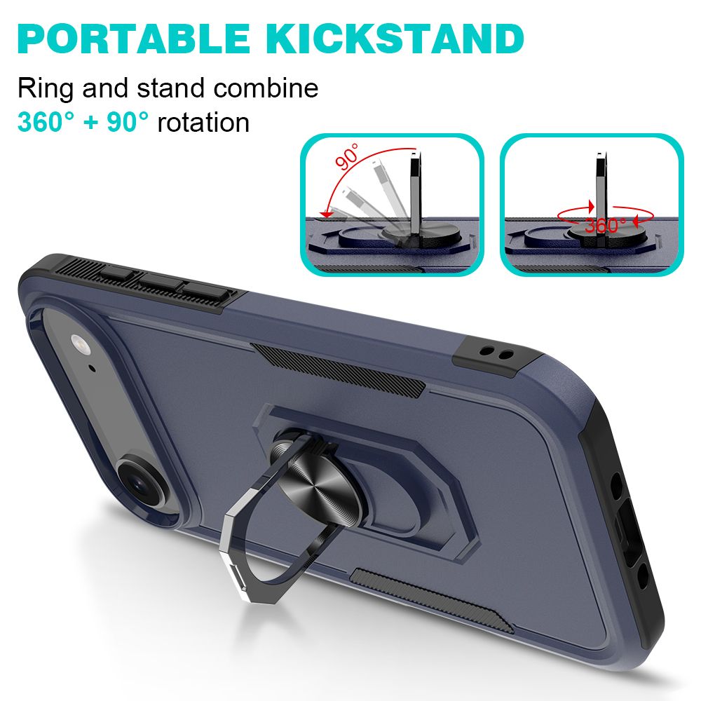 Apex Grip Dual Layer Rugged Case with Ring Kickstand — 58