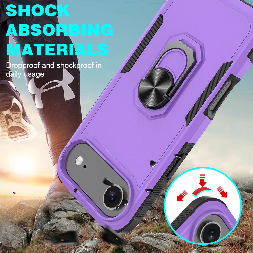 Apex Grip Dual Layer Rugged Case with Ring Kickstand — 60