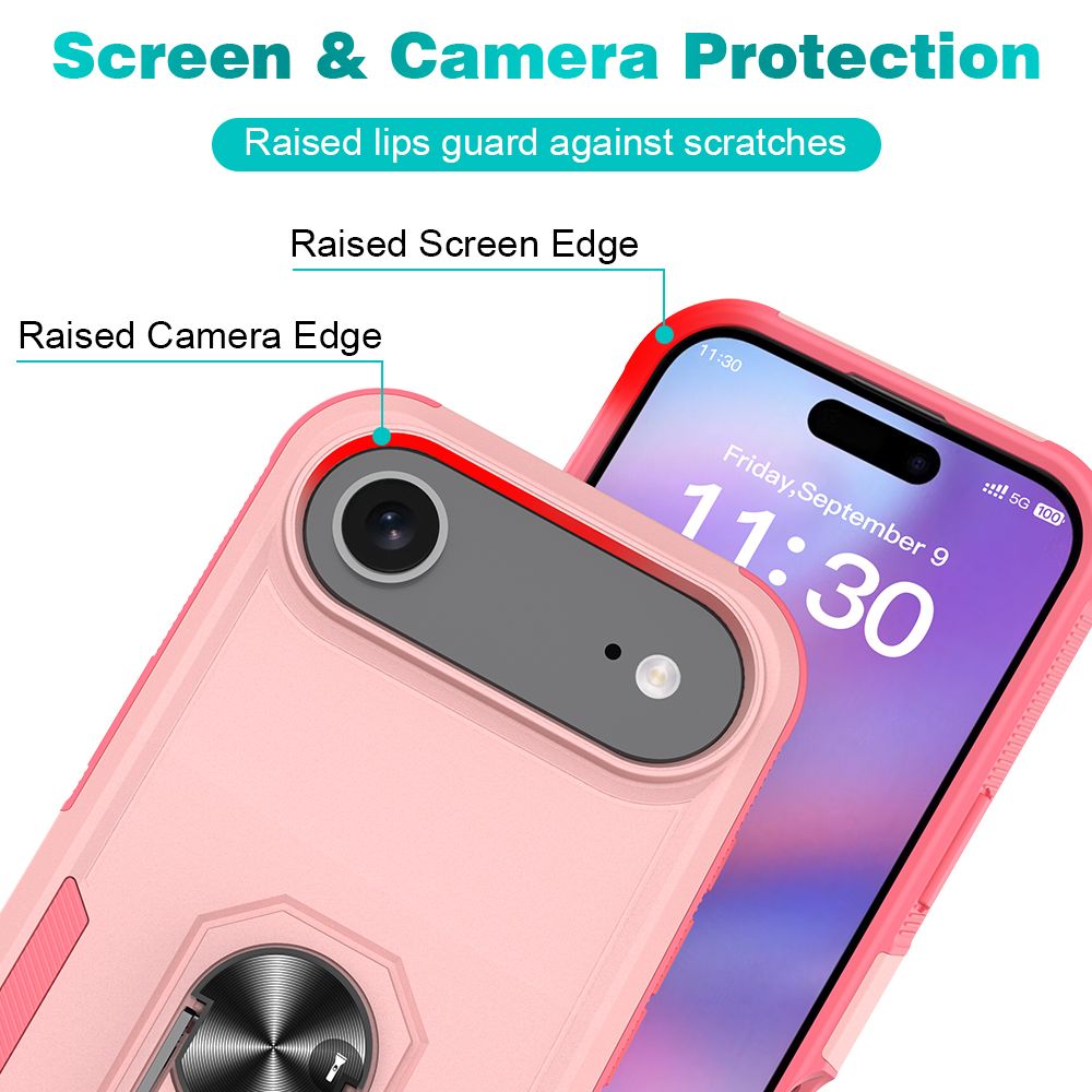 Apex Grip Dual Layer Rugged Case with Ring Kickstand — 86