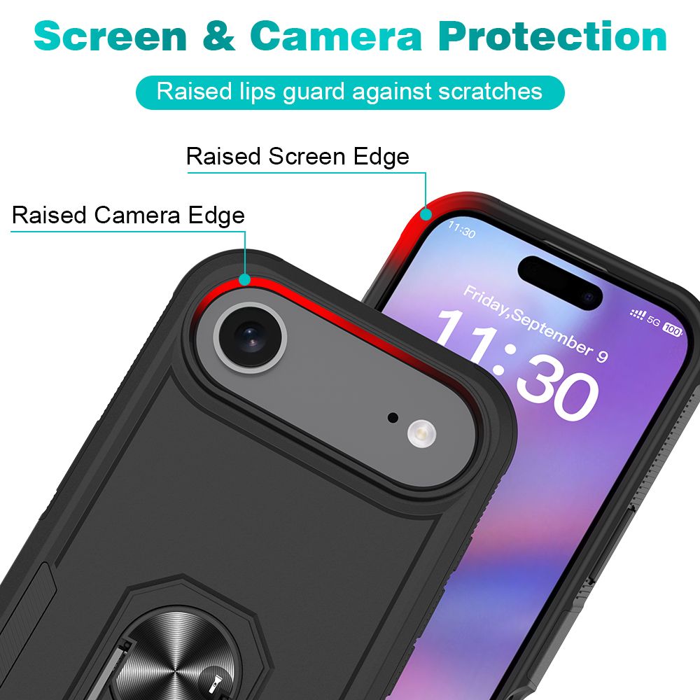 Apex Grip Dual Layer Rugged Case with Ring Kickstand — 84