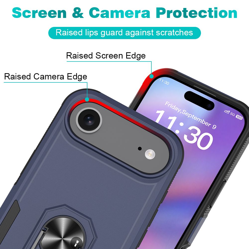 Apex Grip Dual Layer Rugged Case with Ring Kickstand — 64