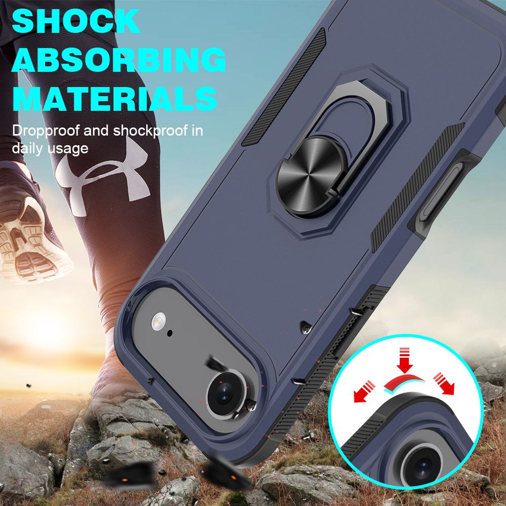 Apex Grip Dual Layer Rugged Case with Ring Kickstand — 65