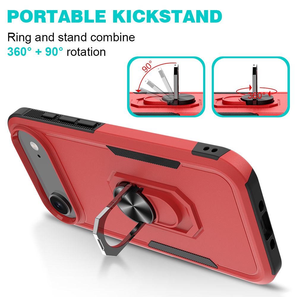 Apex Grip Dual Layer Rugged Case with Ring Kickstand — 68