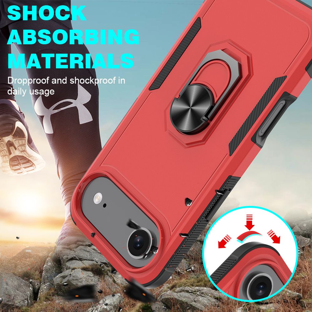 Apex Grip Dual Layer Rugged Case with Ring Kickstand — 70