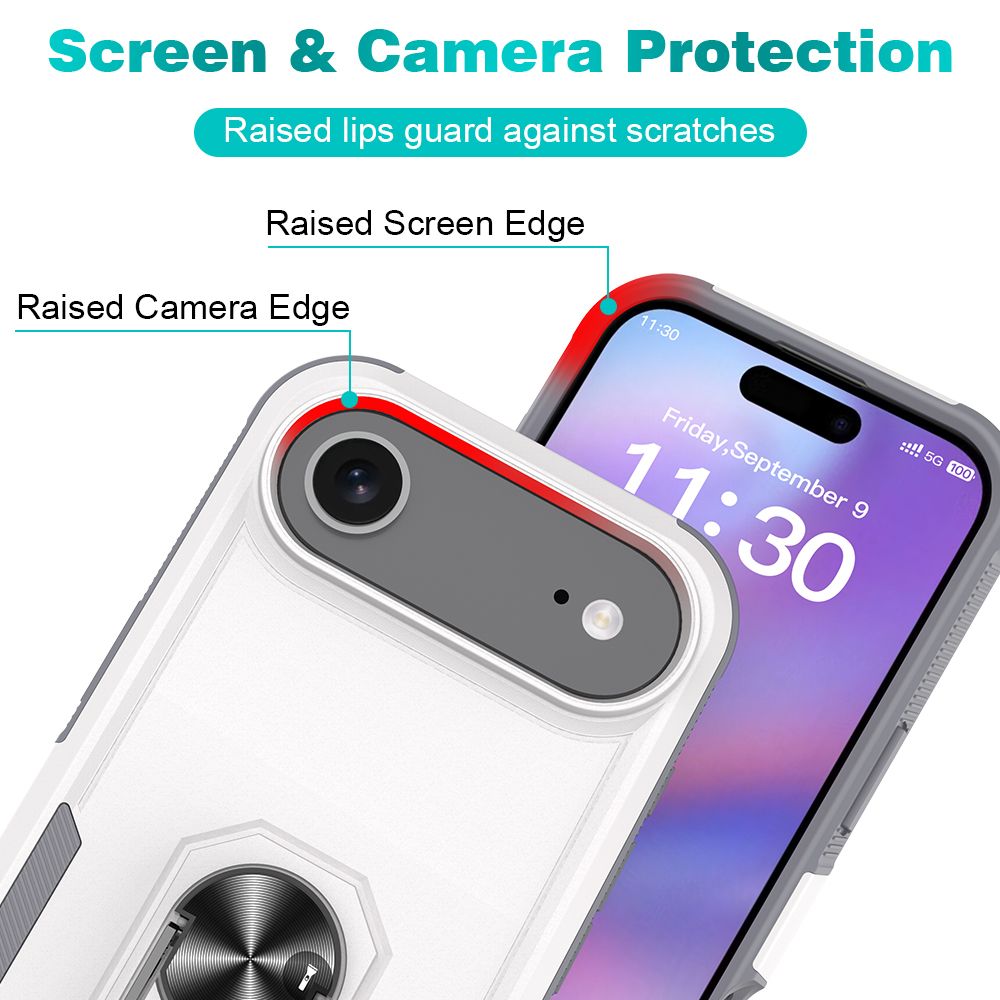 Apex Grip Dual Layer Rugged Case with Ring Kickstand — 54