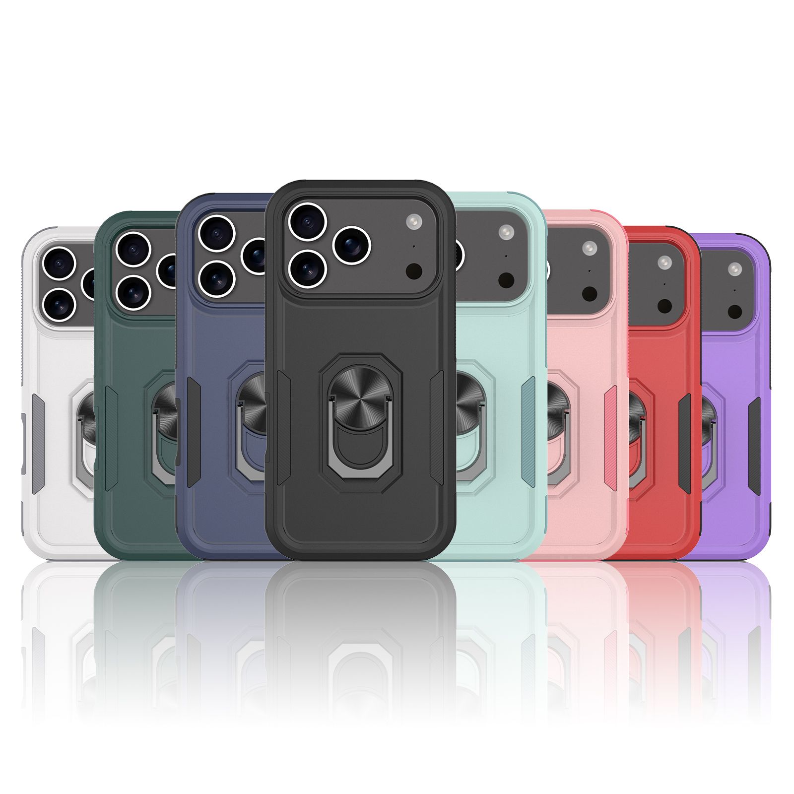 Apex Grip Dual Layer Rugged Case with Ring Kickstand — 92