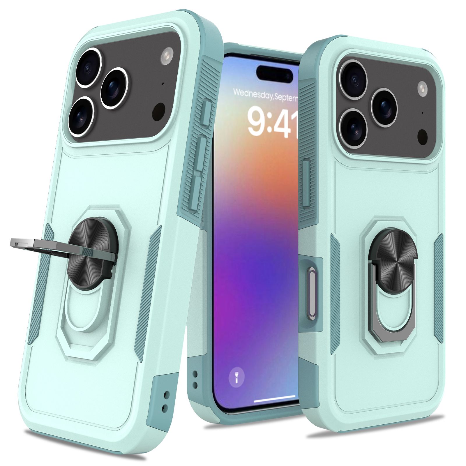 Apex Grip Dual Layer Rugged Case with Ring Kickstand — 119
