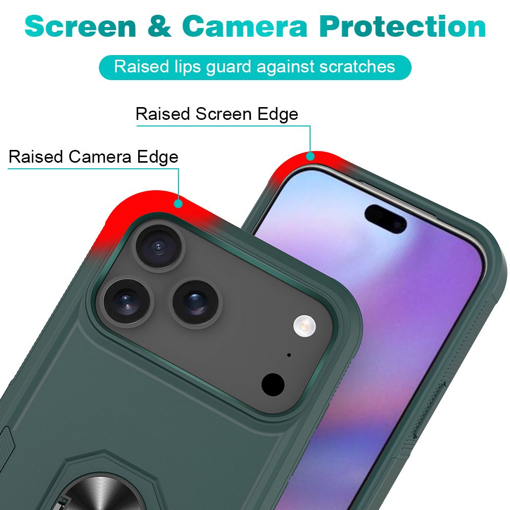 Apex Grip Dual Layer Rugged Case with Ring Kickstand — 156