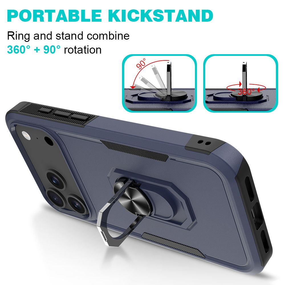 Apex Grip Dual Layer Rugged Case with Ring Kickstand — 140