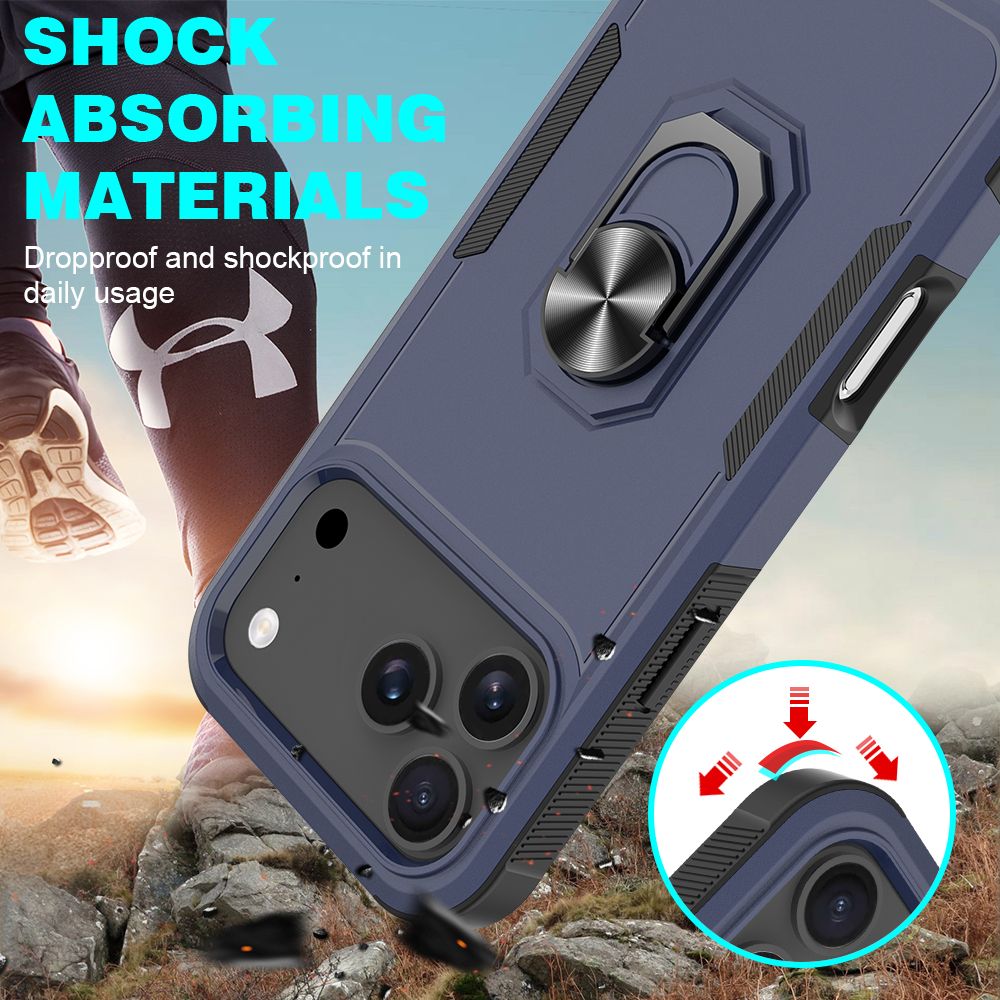 Apex Grip Dual Layer Rugged Case with Ring Kickstand — 142