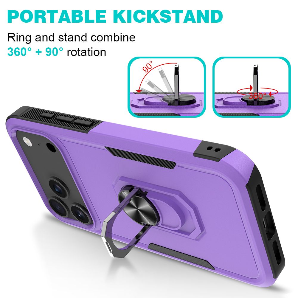 Apex Grip Dual Layer Rugged Case with Ring Kickstand — 145