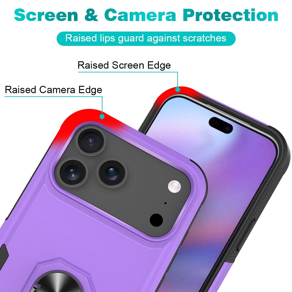 Apex Grip Dual Layer Rugged Case with Ring Kickstand — 146