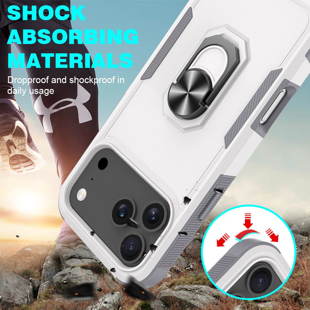 Apex Grip Dual Layer Rugged Case with Ring Kickstand — 137