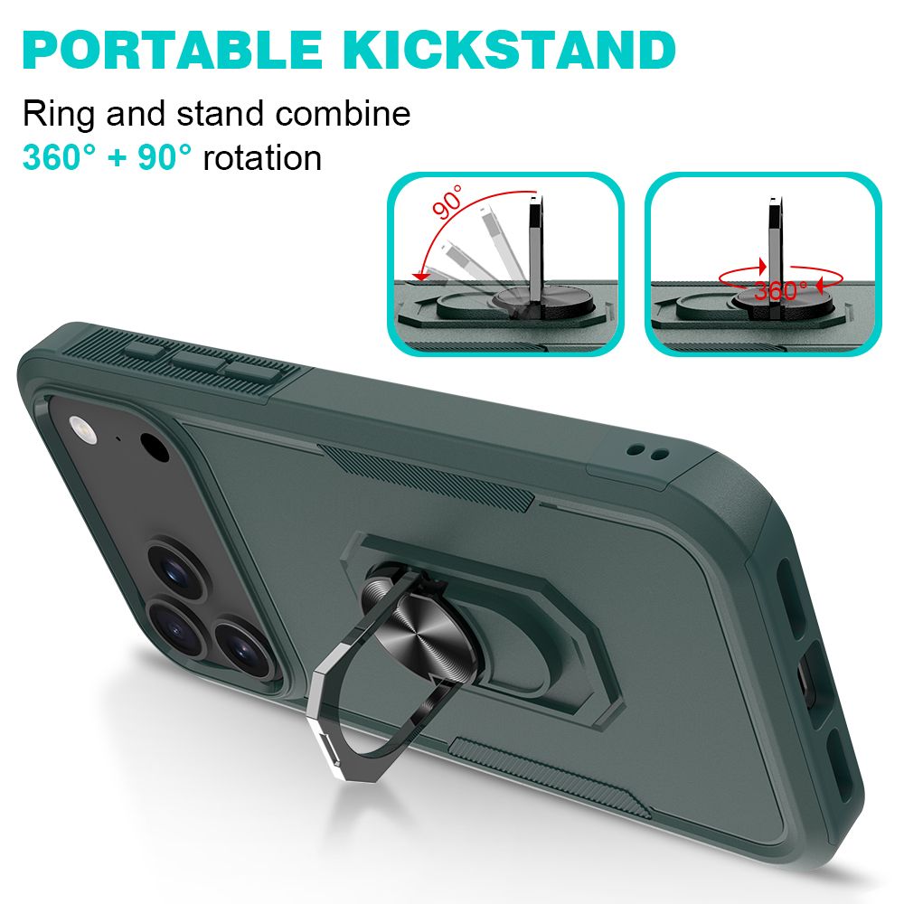 Apex Grip Dual Layer Rugged Case with Ring Kickstand — 197
