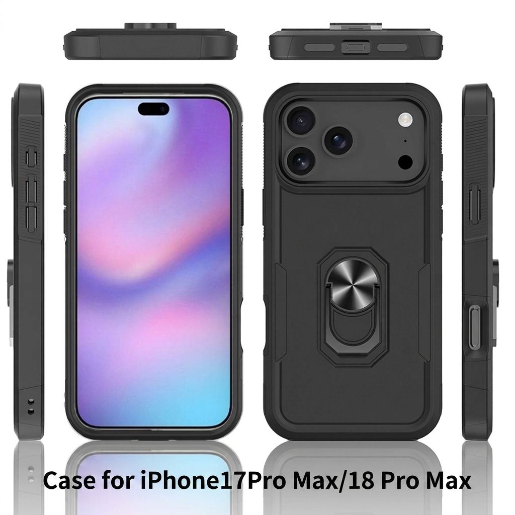 Apex Grip Dual Layer Rugged Case with Ring Kickstand — 174