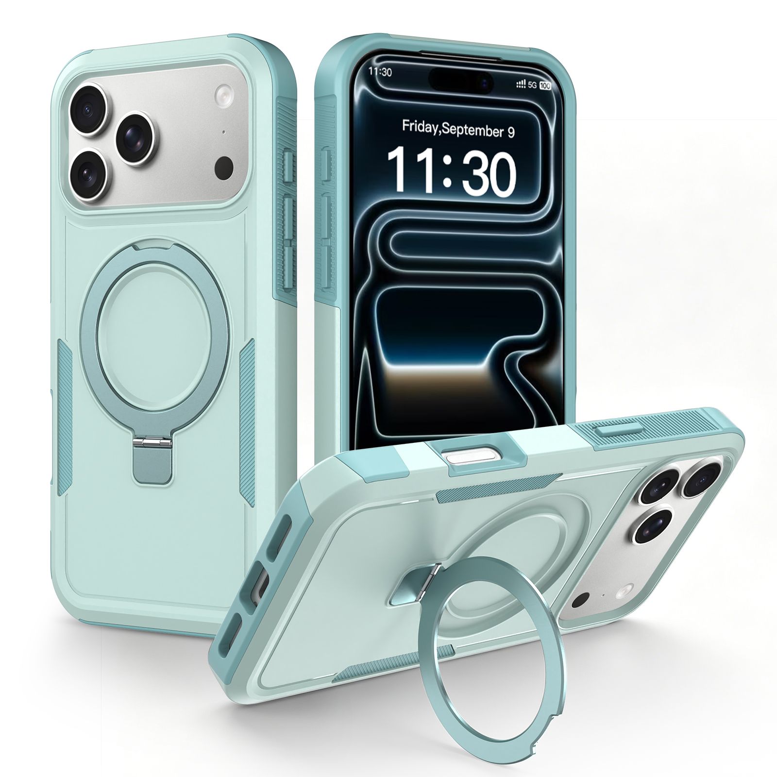 Apex Grip Dual Layer Rugged Case with Ring Kickstand — 255